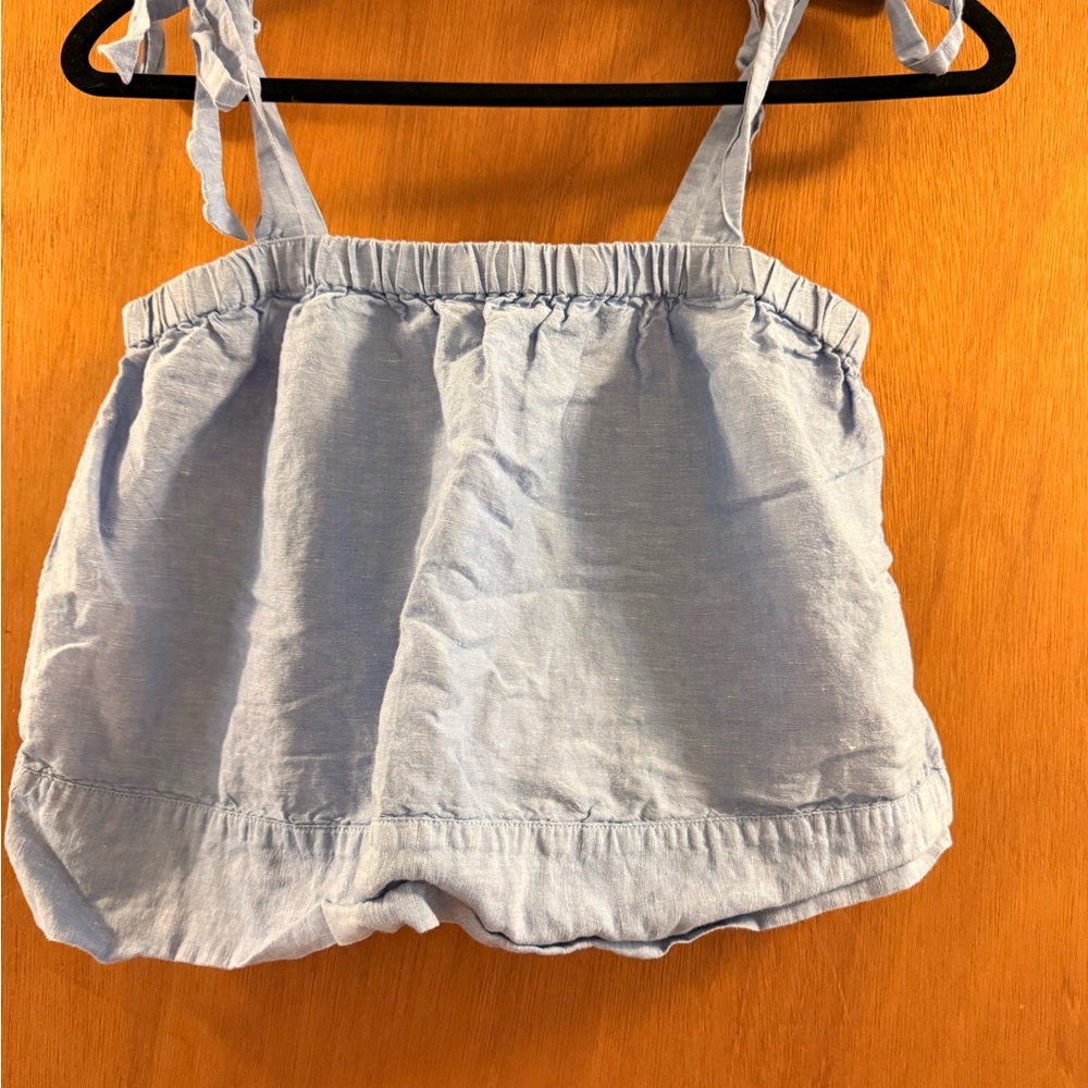 Light Blue Sleeveless Top